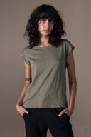 T-shirt Noelia - Olive Flamme