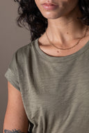T-shirt Noelia - Olive Flamme