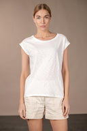 Noelia T-shirt - White Flame