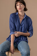 Chemise Norma Délavée - Cobalt