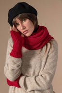 Mitaines Irene - Rouge