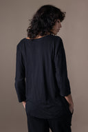 T-shirt Prune - Black Flamme