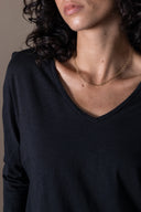 T-shirt Prune - Black Flamme