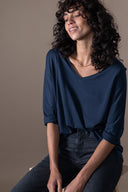 T-shirt Prune - Marine