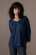 T-shirt Prune - Marine