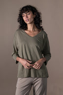 T-shirt Prune - Olive Flamme