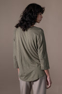 T-shirt Prune - Olive Flamme