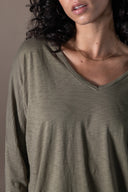 T-shirt Prune - Olive Flamme
