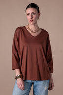 T-shirt Prune - Pecan