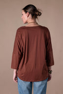 T-shirt Prune - Pecan