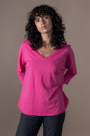 T-shirt Prune - Pink Flamme