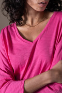 T-shirt Prune - Pink Flamme