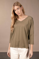 Plum T-shirt - Aceituna