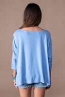 Rita Washed T-shirt - Chambray