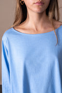 Rita Washed T-shirt - Chambray