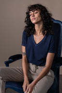 Romy Faded T-shirt - Abysse