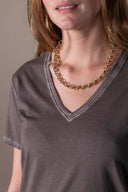 Romy Faded T-shirt - Cacao