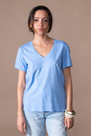 Romy Washed T-shirt - Chambray