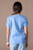 Romy Washed T-shirt - Chambray