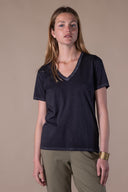 T-shirt Romy Délavé - Graphite