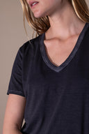 T-shirt Romy Délavé - Graphite
