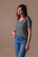 T-shirt Romy Délavé - Kaki
