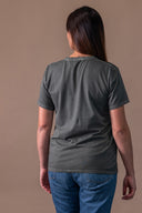 T-shirt Romy Délavé - Kaki