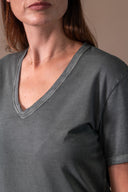 T-shirt Romy Délavé - Kaki