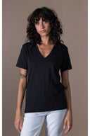T-shirt Romy - Black Flamme