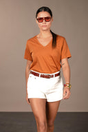 T-shirt Romy - Caramel