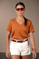 T-shirt Romy - Caramel