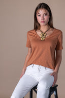 T-shirt Romy - Lin Flamme