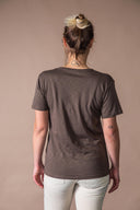 T-shirt Romy - Moka Flamme