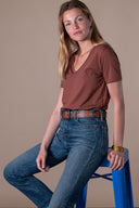 T-shirt Romy - Pecan