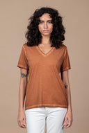 T-shirt Romy Délavé - Toffee