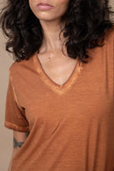 T-shirt Romy Délavé - Toffee