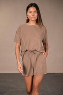 Rosalia T-shirt - Cappuccino