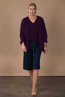 Serena Kimono - Aubergine