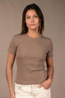 Tania T-shirt - Cappuccino