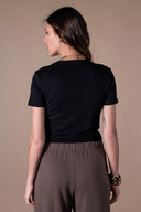 T-shirt Tania - Noir